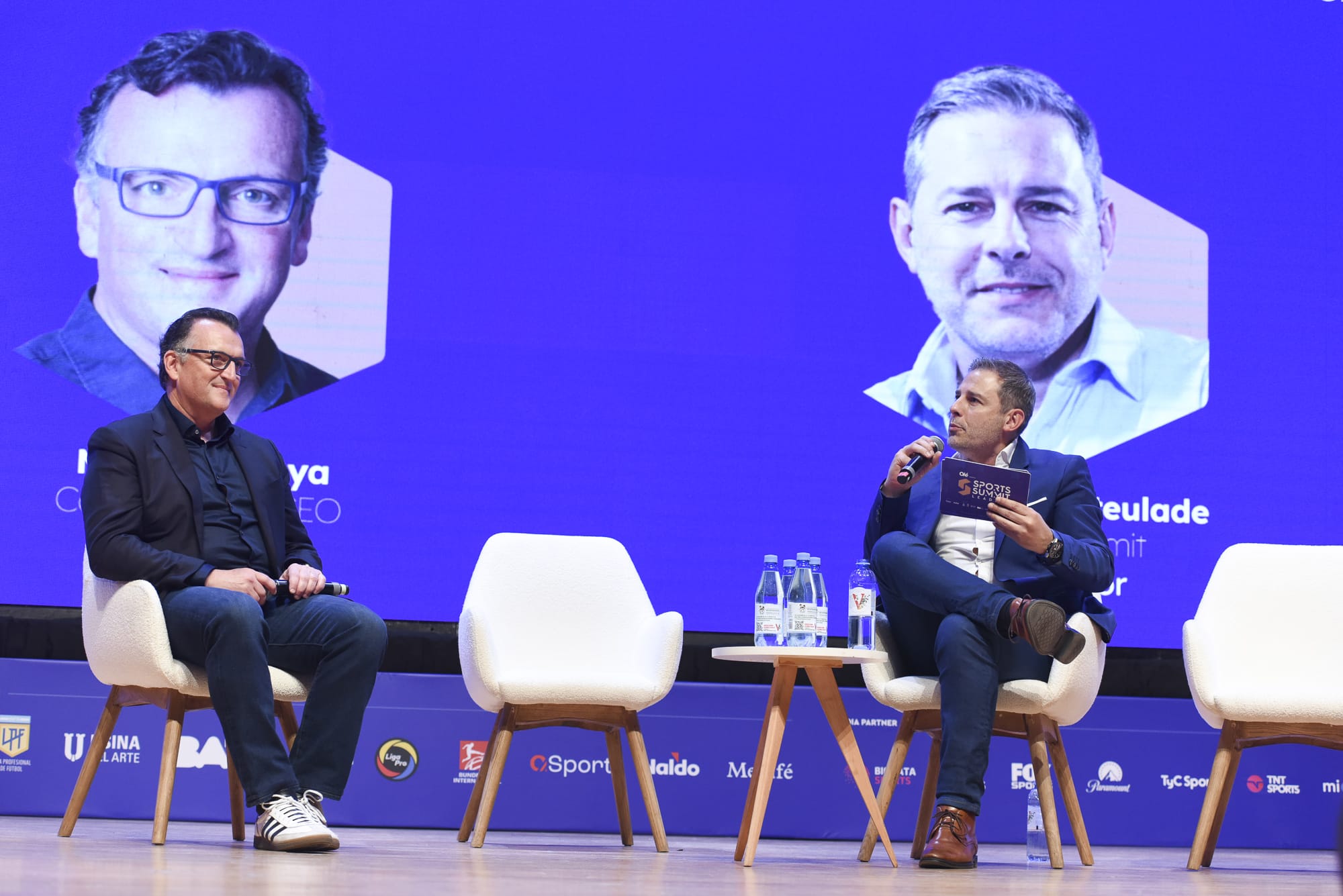 Martn Migoya, CEO y cofundador de Globant, present la charla La reinvencin tecnolgica del deporte, en dilogo con Sebastin Lateulade, co-founder y CEO del Sports Summit. 